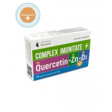 Complex IMUNITATE Quercetin + Zinc + Vitamina  D3 30CPS