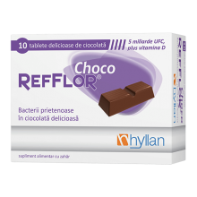Refflor Choco, 10 tablete,...